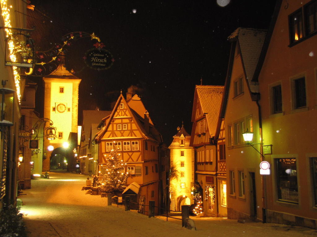 Historik Goldener Hirsch Rothenburg Hotel Rothenburg ob der Tauber